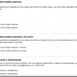 LOS MODOS, acercamiento, comprensión y uso